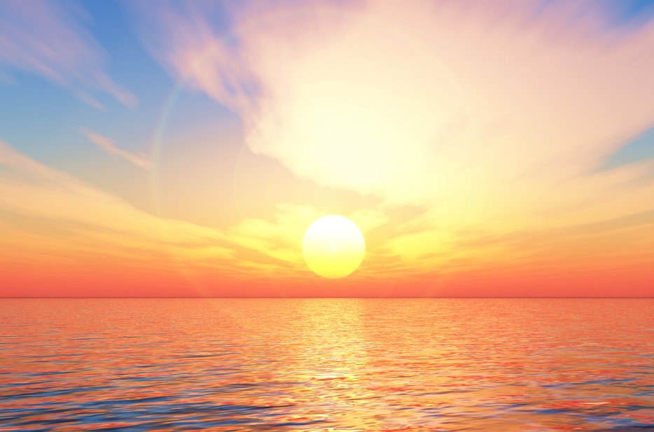 Ocean sunset